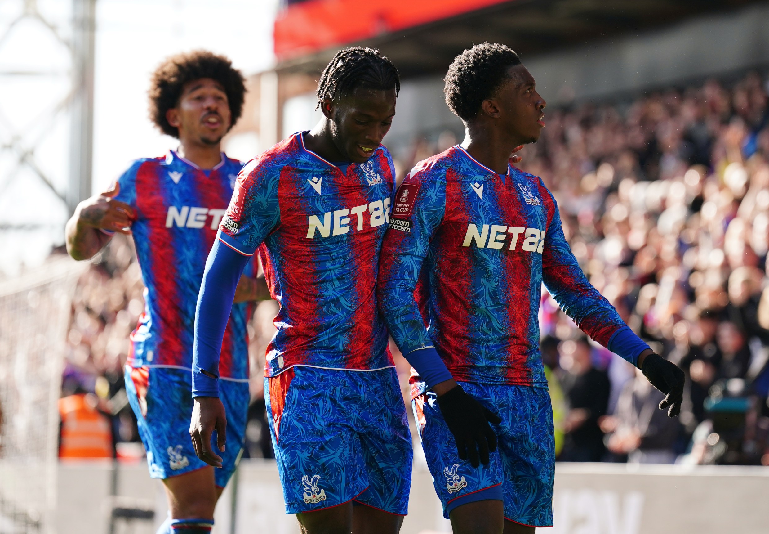 Crystal Palace 3 Millwall 1: Eddie Nketiah seals place in FA Cup quarter-finals but game marred by Mateta...