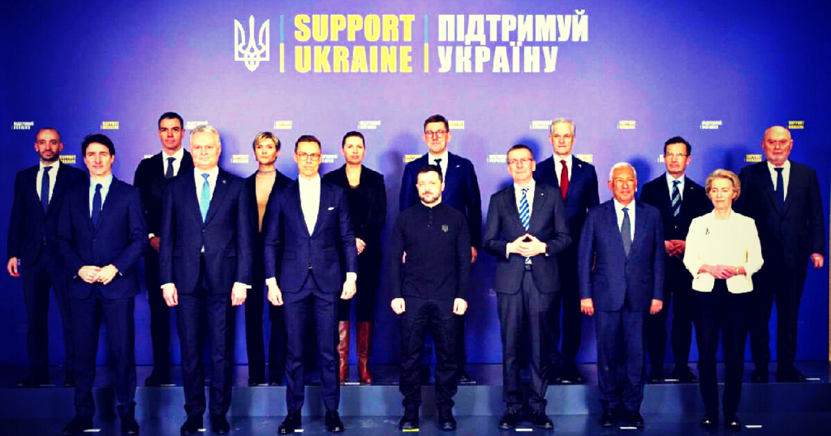 Globalist Leaders Flock to Ukraine on the Third Anniversary of the War, Pledge Continued Military Support to Kiev