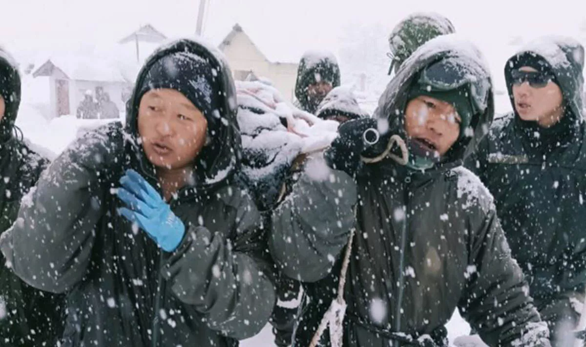 Horror as at least 41 people trapped after huge avalanche