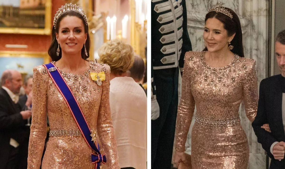 Queen Mary channels inner Princess Kate as she dazzles in gown for annual event