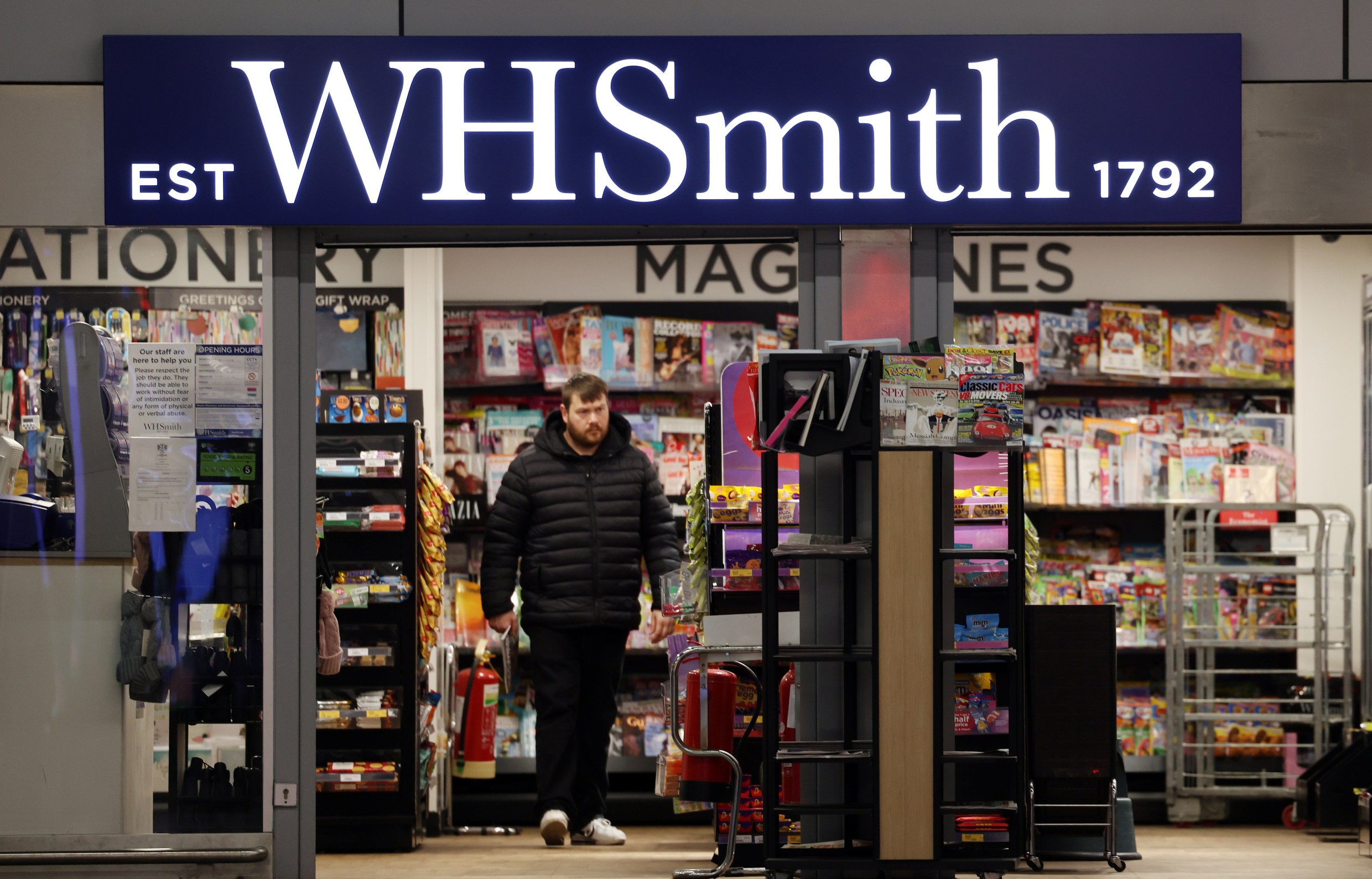 WHSmith brand set to VANISH from British high streets as firms place bids on 500 unwanted stores...