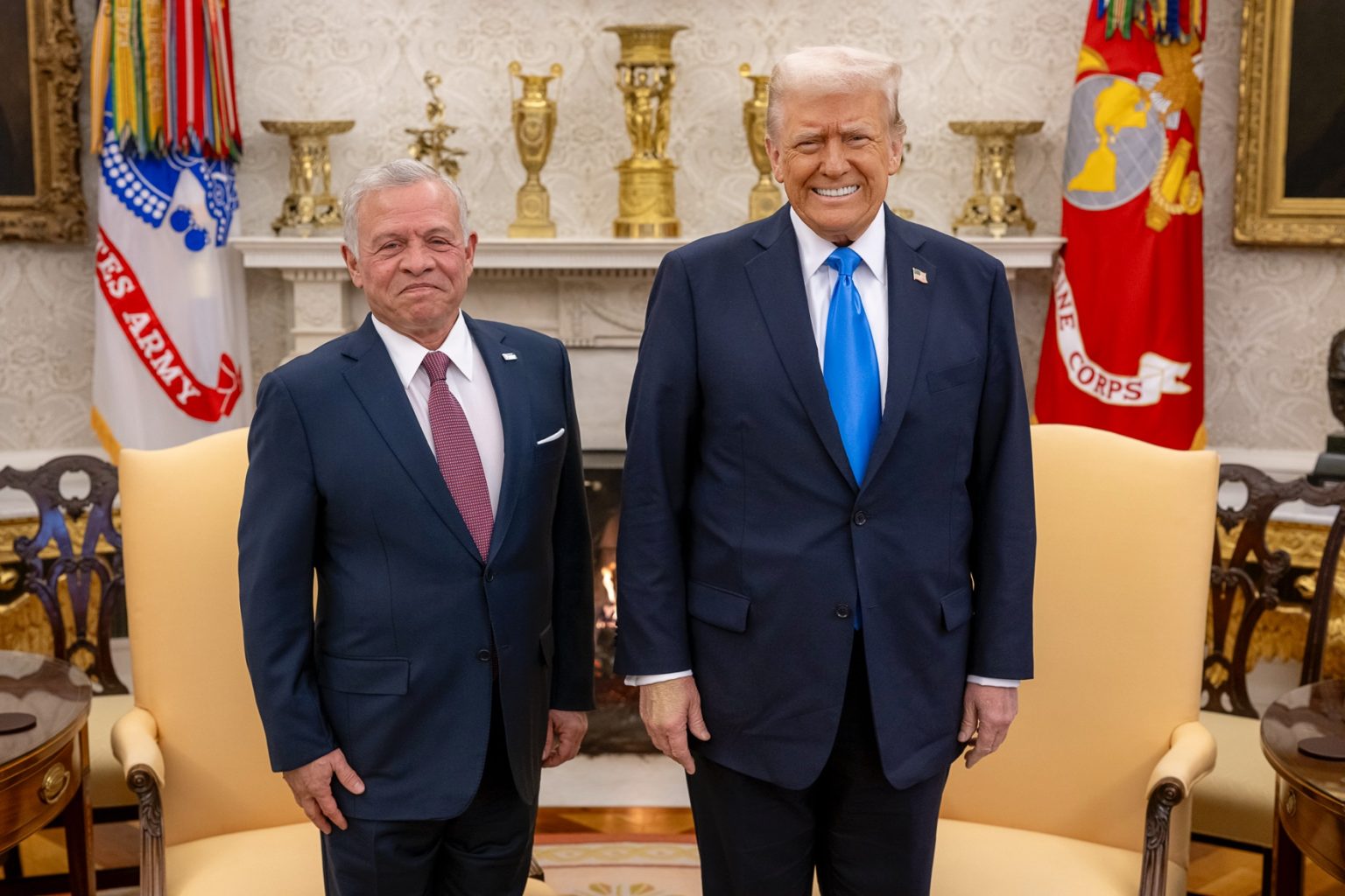 Trump, With Jordanian King by His Side, Stands Firm on Plan To 'Take' Gaza