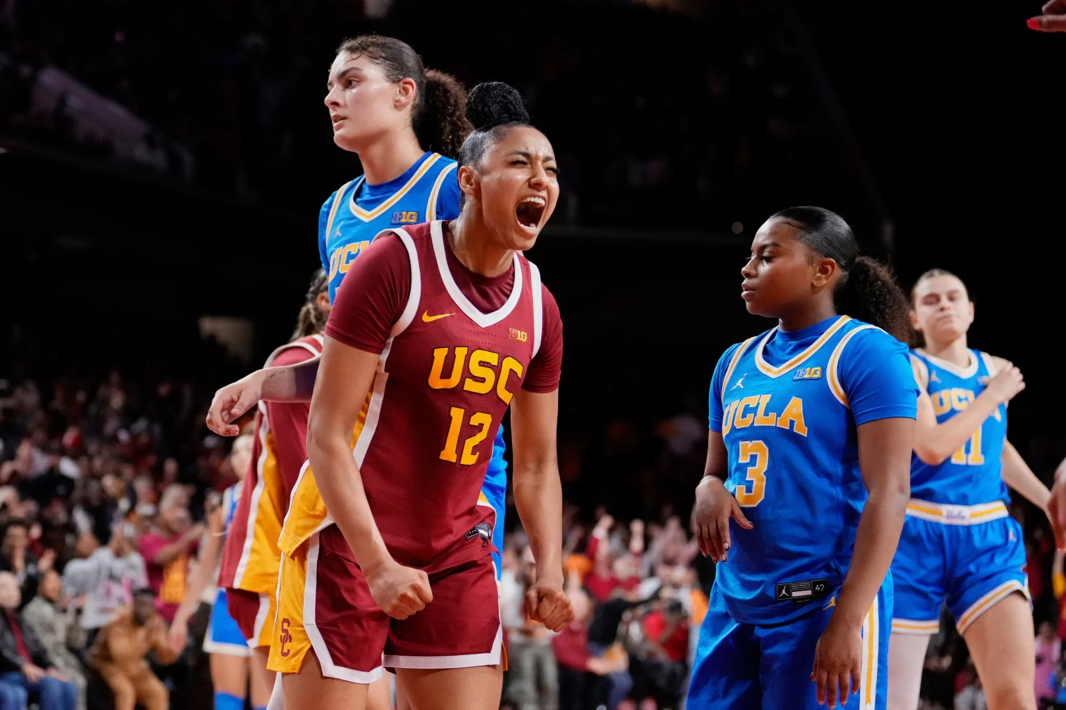 JuJu Watkins and No. 4 USC visit No. 2 UCLA in winner-take-all game for Big Ten regular-season title