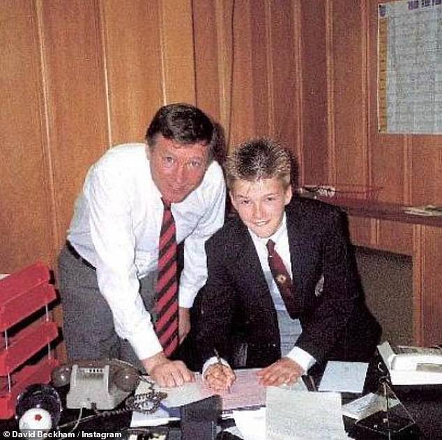 David Beckham shares throwback snap to mark Alex Ferguson's birthday