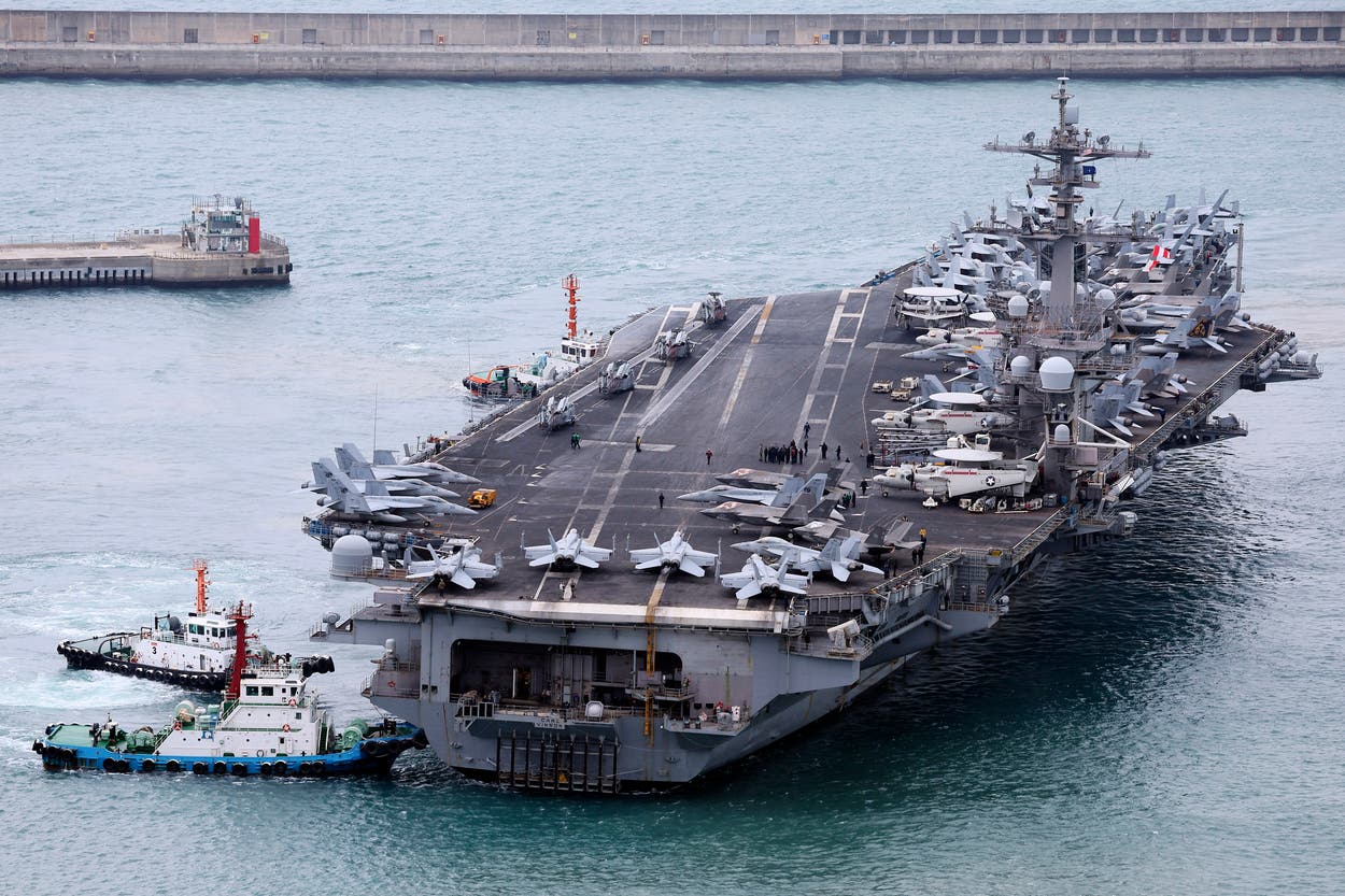 US aircraft carrier arrives in South Korea, days after North Korea test-fired missiles