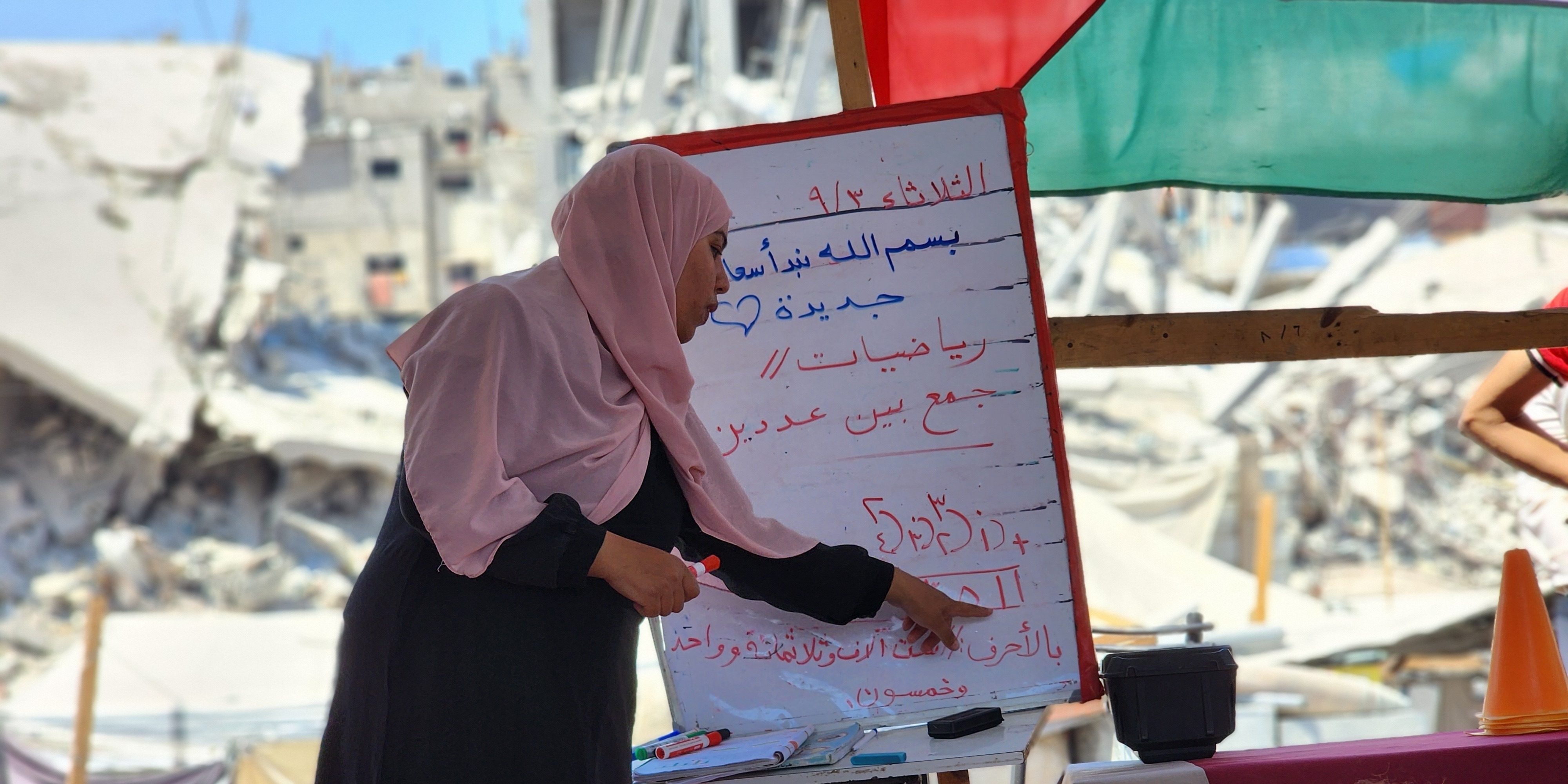 With Gaza’s Education System in Ruins, Parents Take Matters Into Their Own Hands