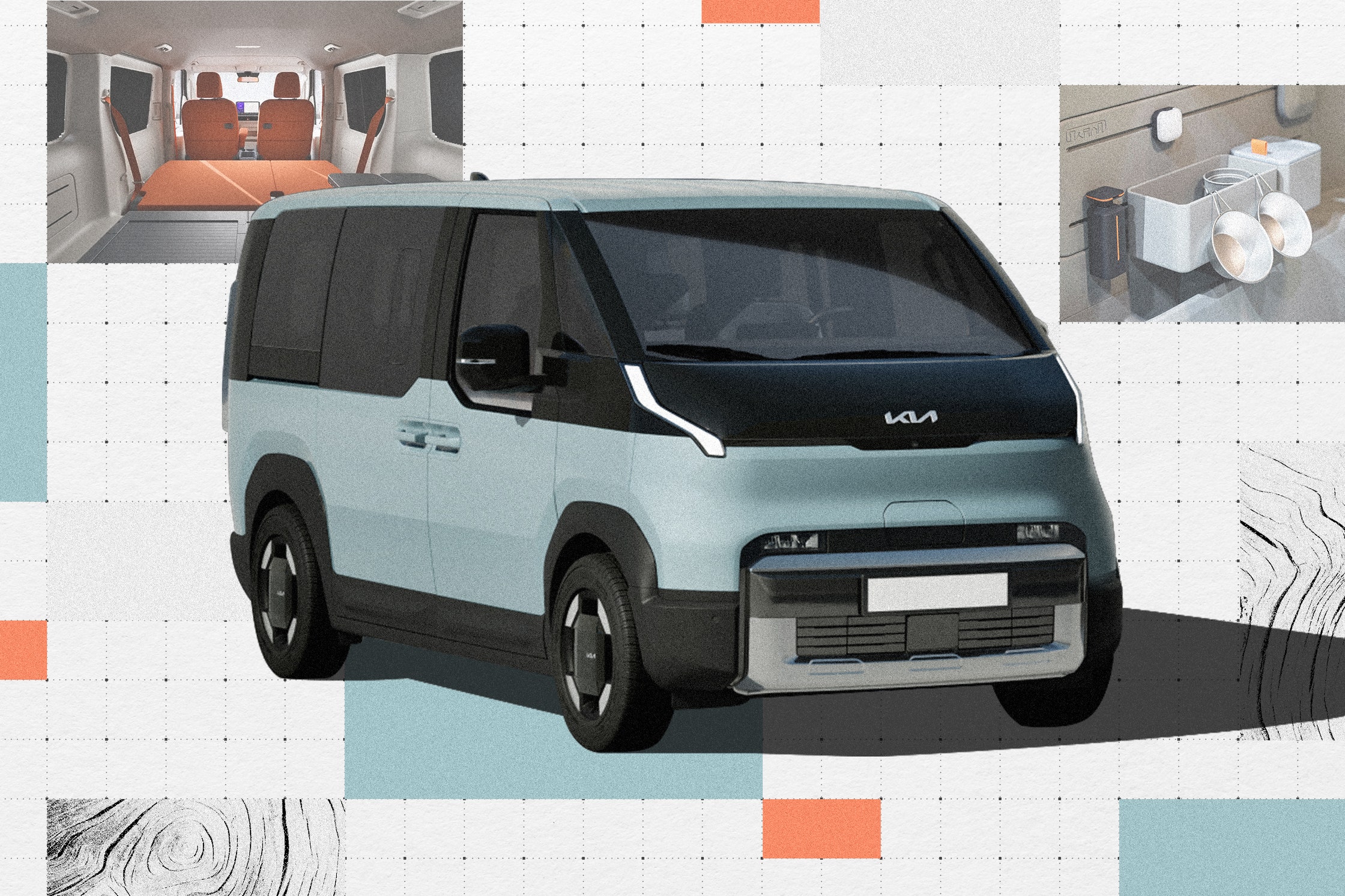 Kia Has Revealed Its Electric Camper to Rival VW’s ID.Buzz