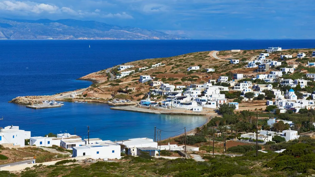 Tiny Greek island with barely any transport and absolutely no tourists