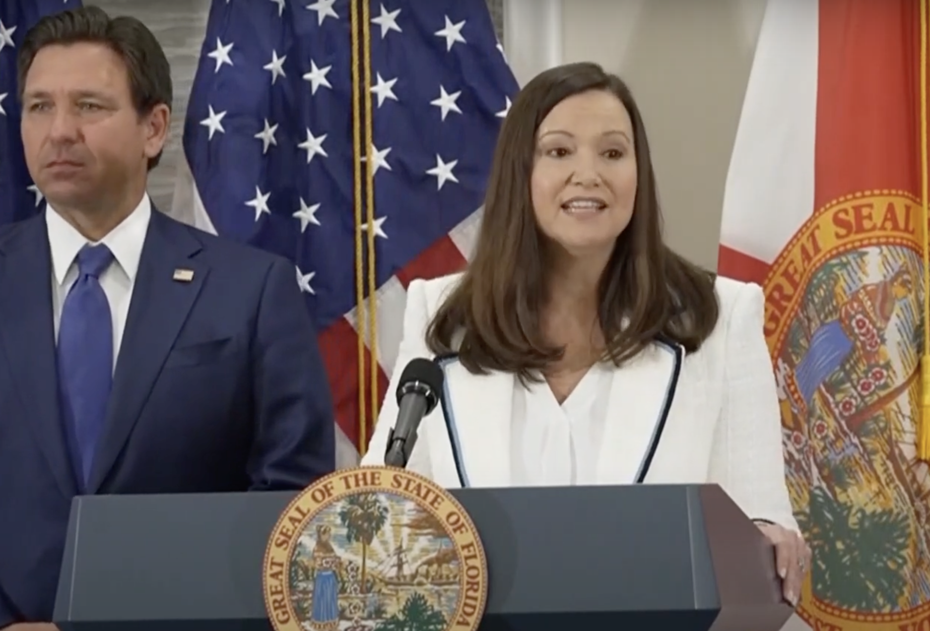 DeSantis Picks Florida AG Ashley Moody To Succeed Rubio in Senate