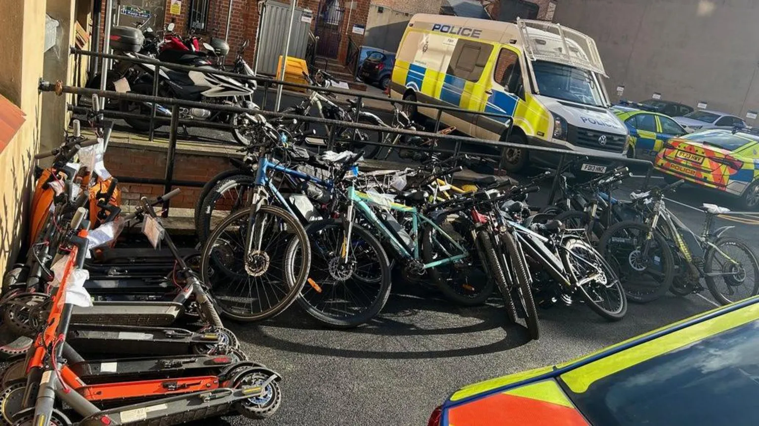 Scooters and illegal e-bikes seized in Leicester day of action