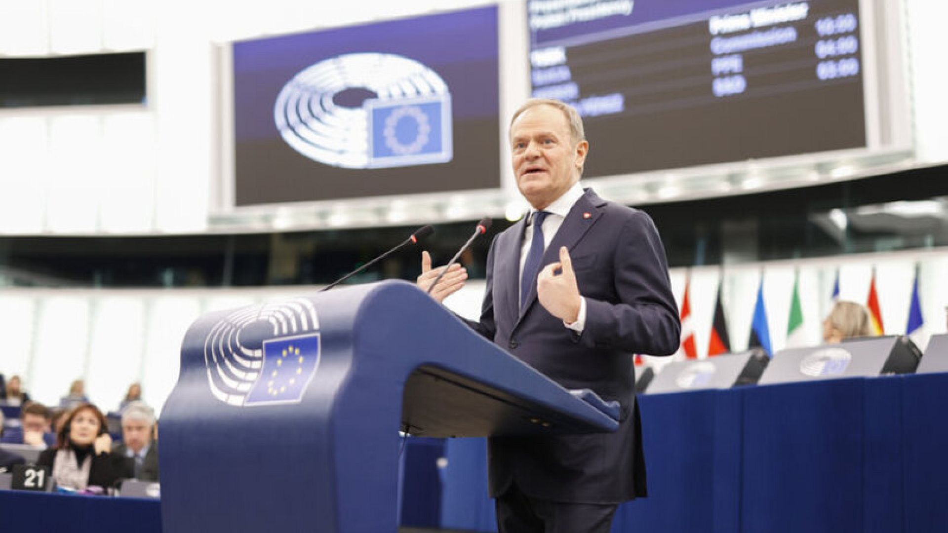 Donald Tusk’s priorities for EU attacked by both left and right