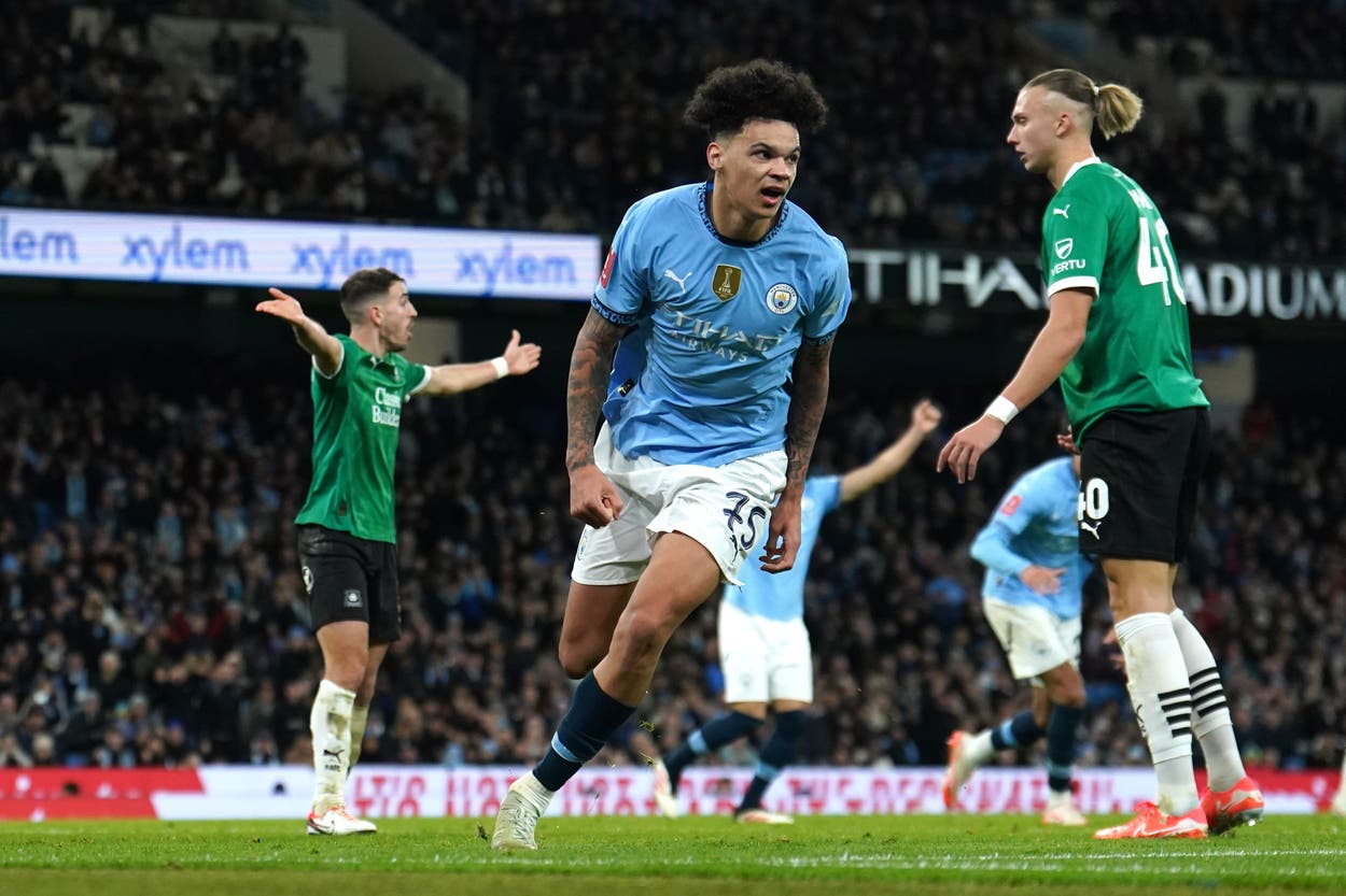 Pep Guardiola hails ‘big presence’ of Man City FA Cup saviour Nico O’Reilly