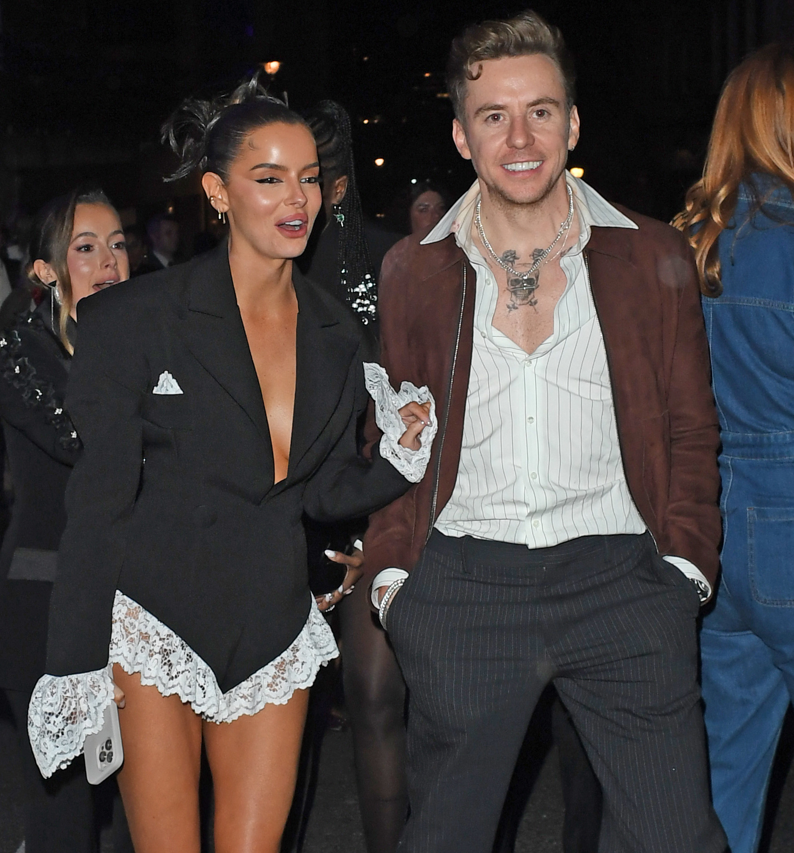 I’m A Celebrity’s Danny Jones filmed having ‘drunken kiss’ with Maura Higgins at Brit Awards party...