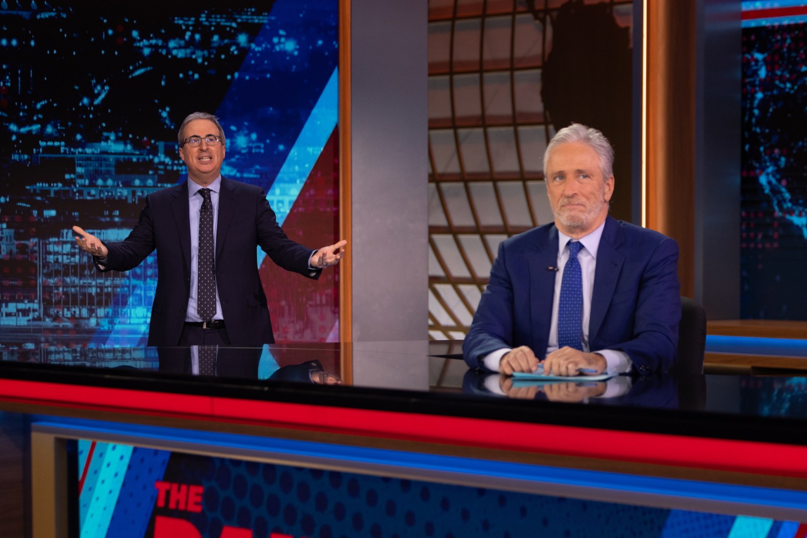 John Oliver Joins 'The Daily Show' to Declare America's 'Monarchy Era'