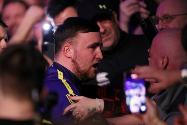 Luke Littler fumes at darts fan for spoiling moment with his mum