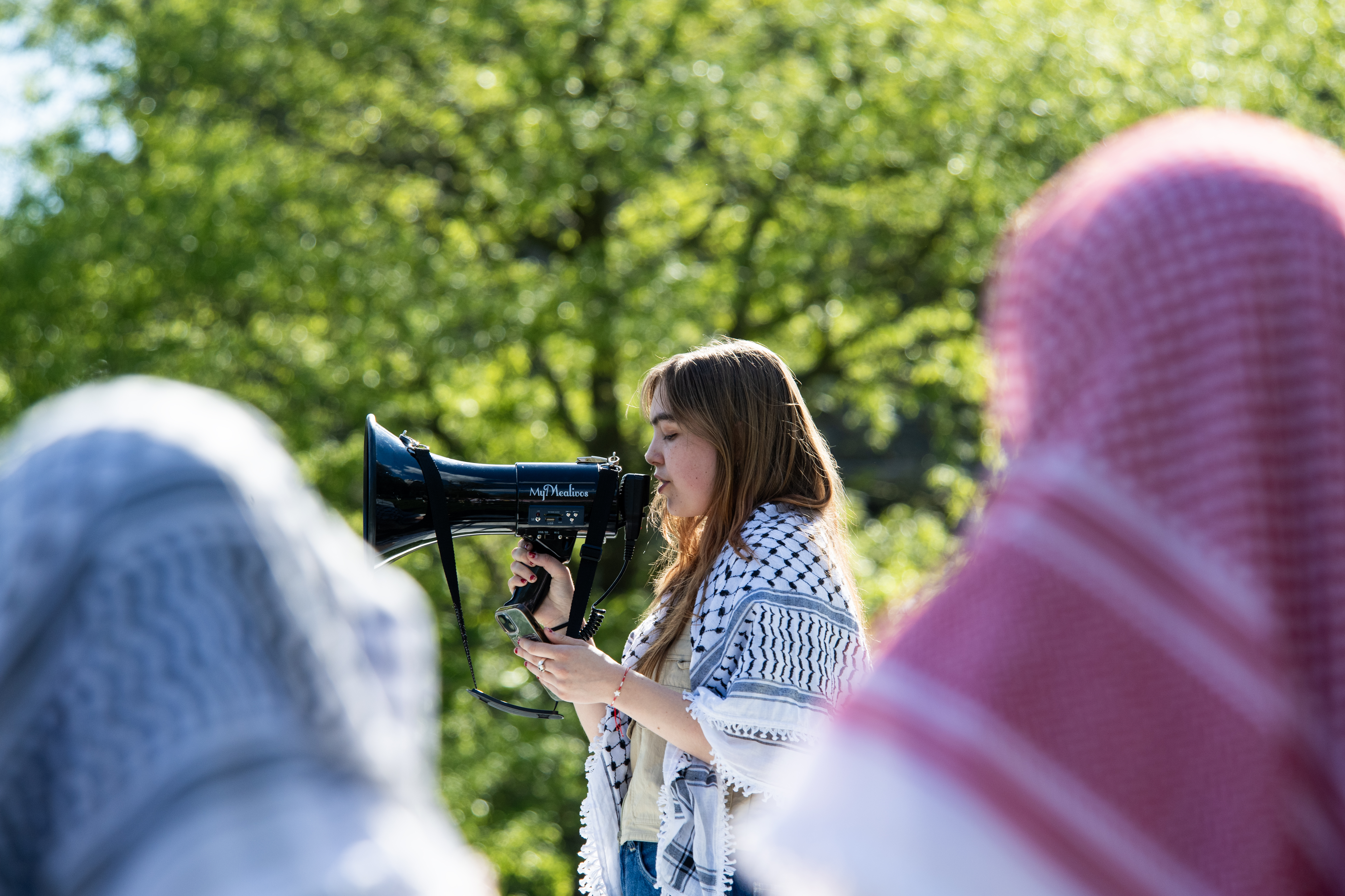 Pro-Palestine Students Face Expulsion for Using a Bullhorn