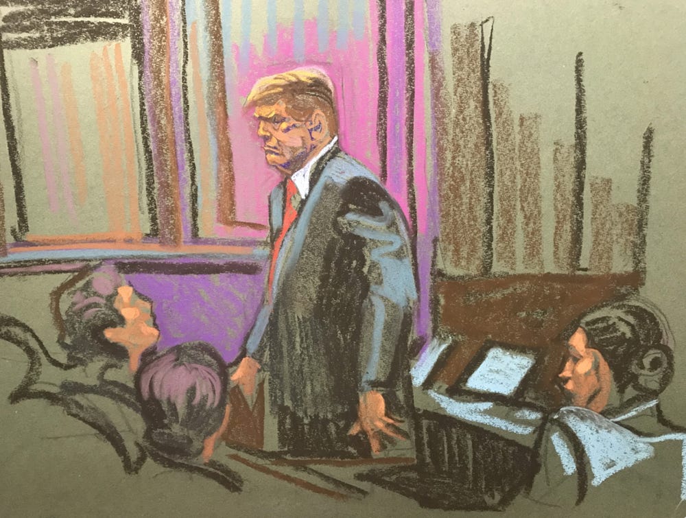 Donald Trump abruptly walked out of the courtroom as E. Jean Carroll's lawyer argued he doesn't respect the jury